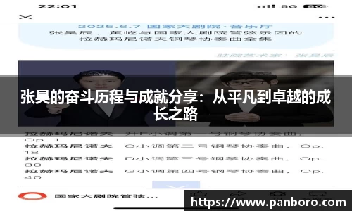 张昊的奋斗历程与成就分享：从平凡到卓越的成长之路